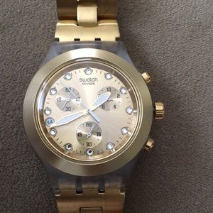 Swatch watch gold (irony)